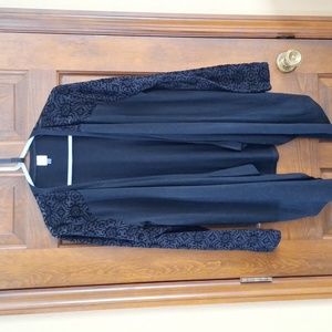 a. Moon Open Draped Cardigan